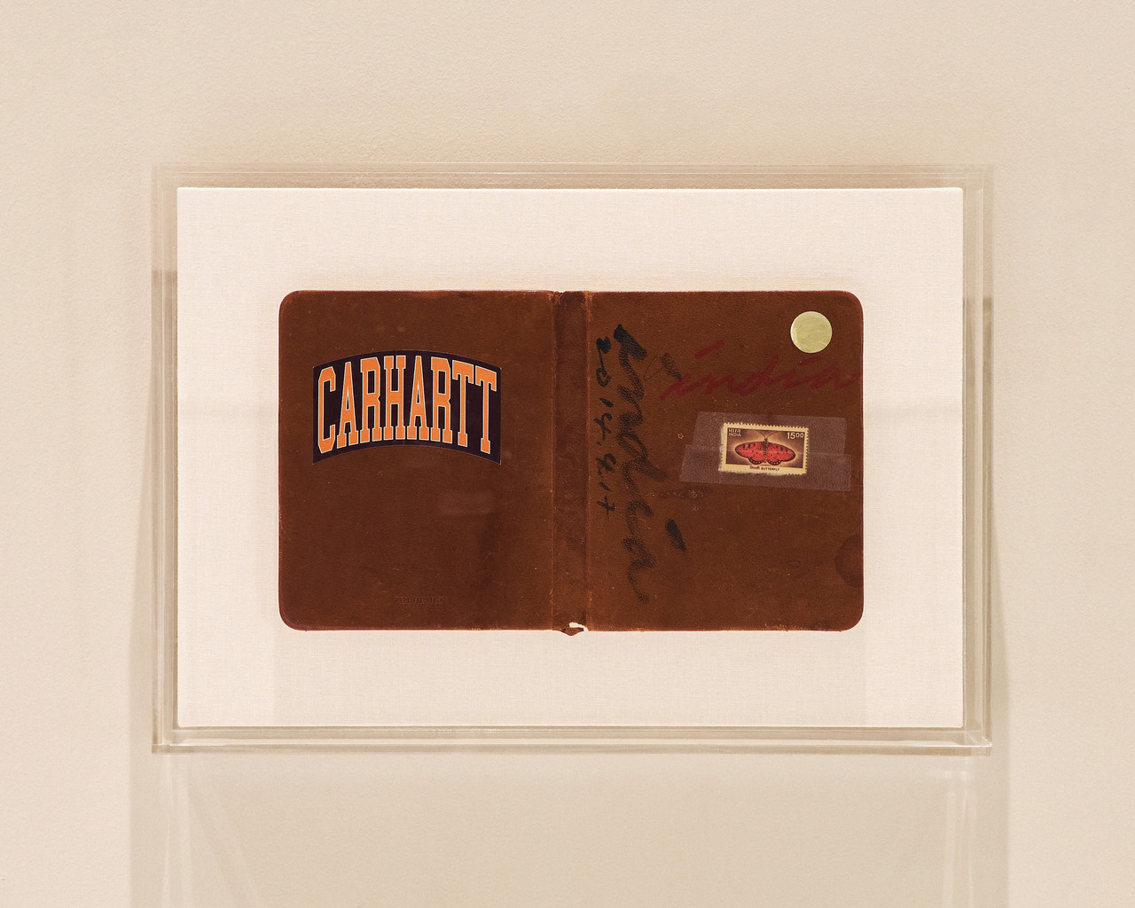 Fragments of Memory 40x28cm Mixed media in floating mount 2014 (Recreated 2025)