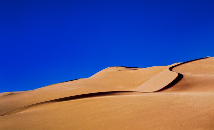 Le Monde - Gobi desert #1 120x160cm Premium matte paper, Inkjet printed Black wood frame, with glass 2006