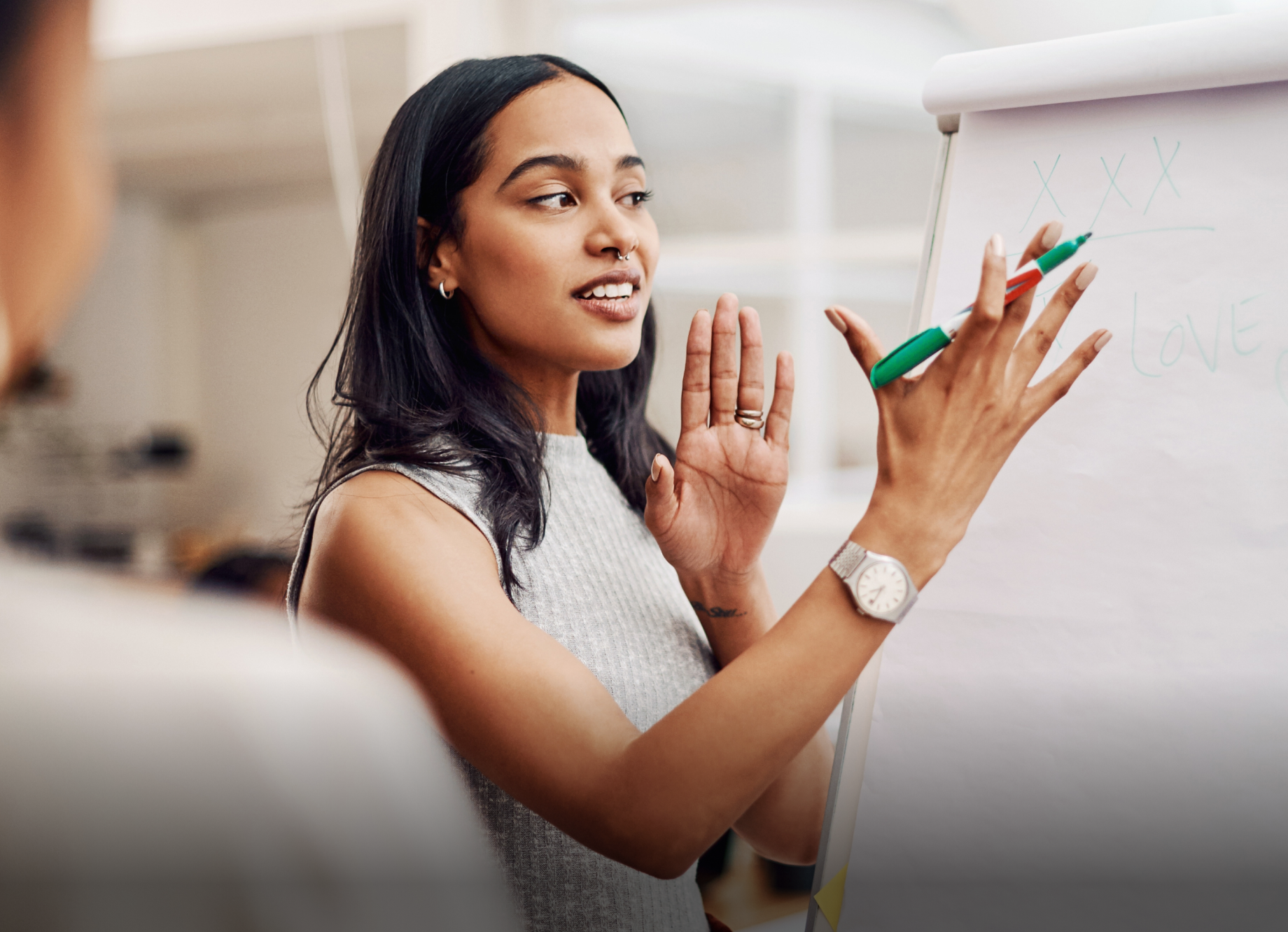 <p style="text-align: center; "> <p style="font-size: 16px; ">For career women <br> <p style="font-size: 20px; font-weight:bold; "> Confident Leadership & Body Care