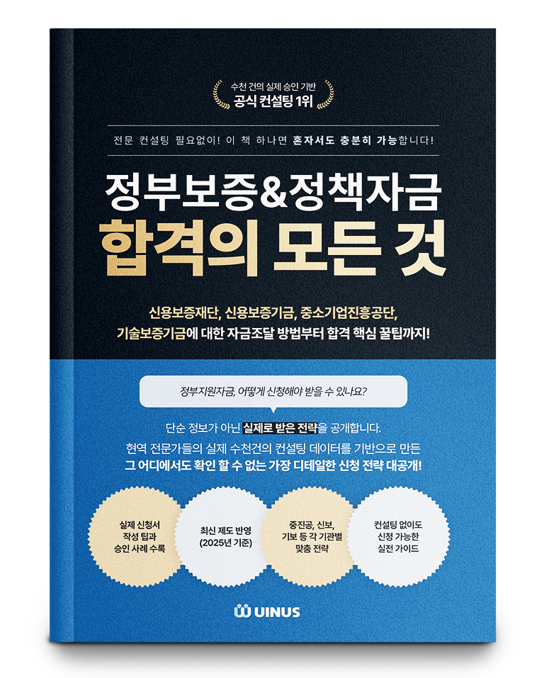 <정부보증&정책자금 합격의 모든 것 E-BOOK>
