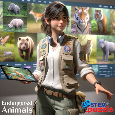 Sierra Brooks (USA)_Terrestrial Plains Animals (African Elephant / Black Rhinoceros / Cheetah)