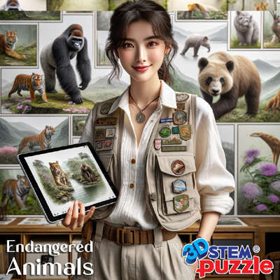 Hana Lee (Korea)_Arboreal and Forest Animals (Giant Panda / Gorilla / Koala / Tiger)