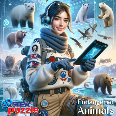 Charlotte Frost (UK)_Polar and Mountain Region Animals (Emperor Penguin / Polar Bear / Snow Leopard)