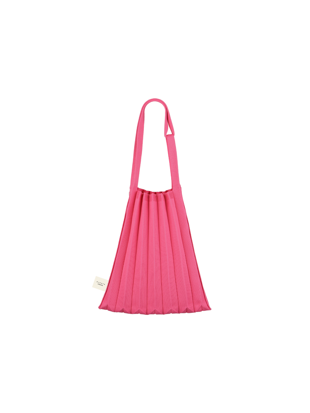 Mini Shoulder Bag Pink : PLEATSMAMA: Sustainable Knit Pleats Bag