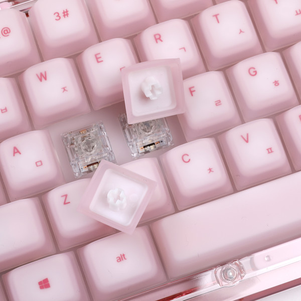 GUTS Aqua67 Soft Jelly Pudding Pink Silicone Wireless/Wired