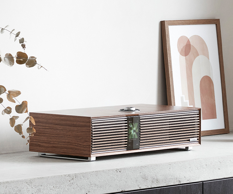 <p style="color: #725c59;">R410 Integrated<br>Music System</p>