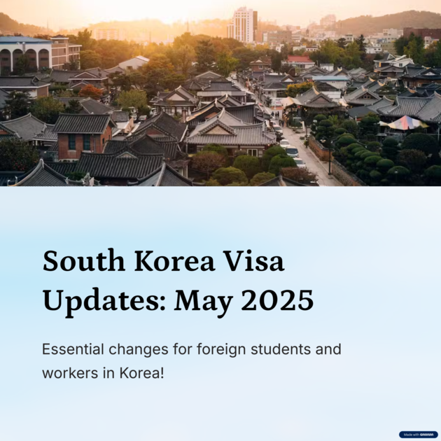 2025. May Korea Visa issue summary! : Visa Information