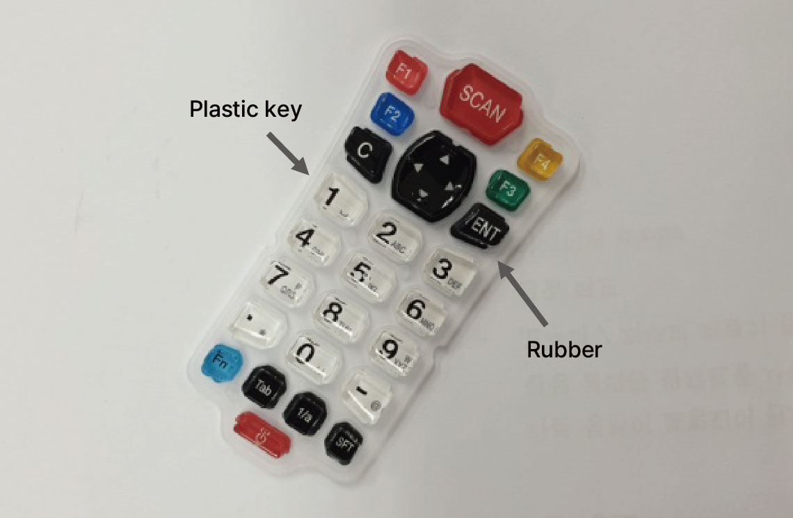Plastic key 접합 KEYPAD