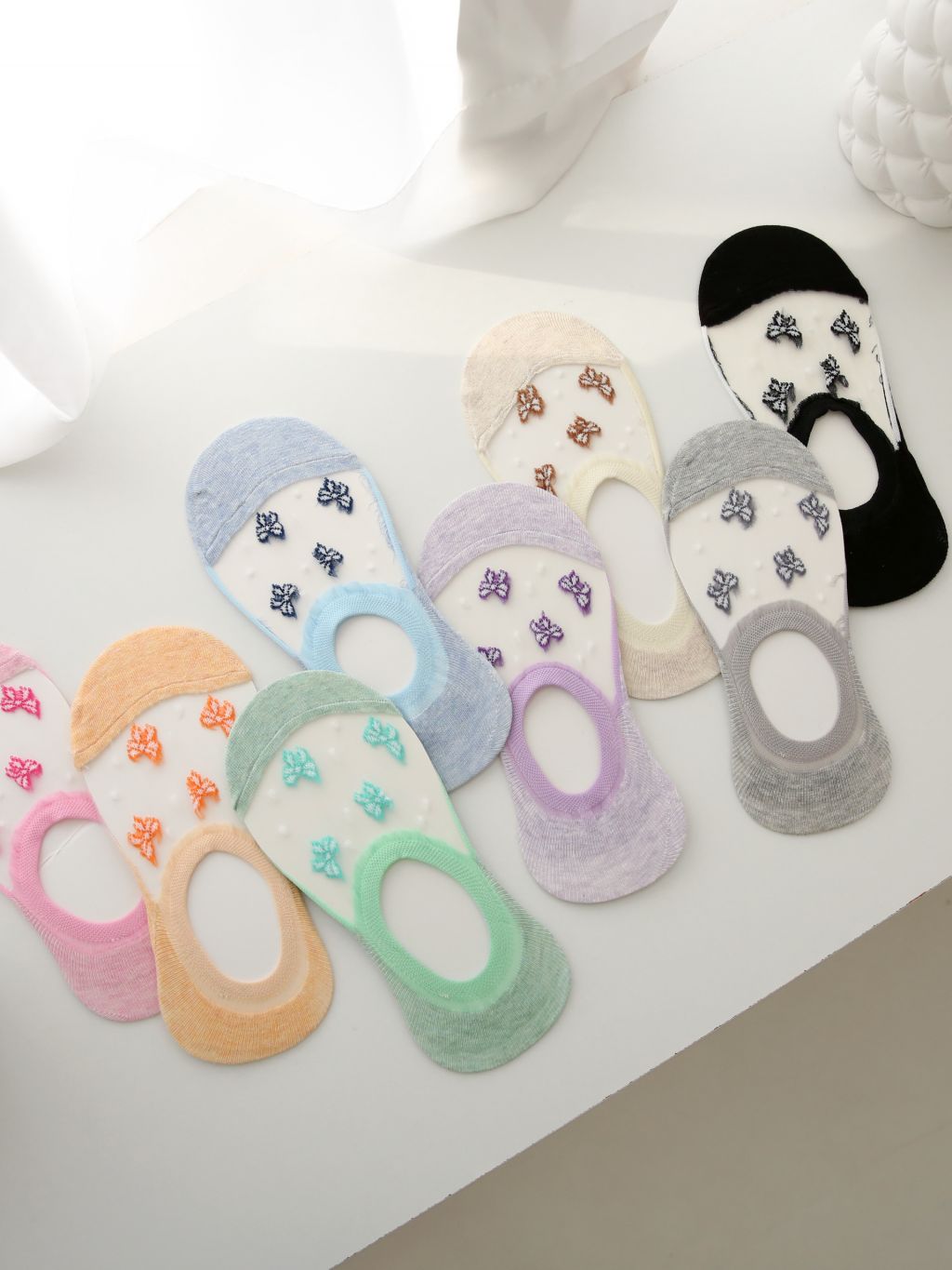 Instep Mono No-show Socks