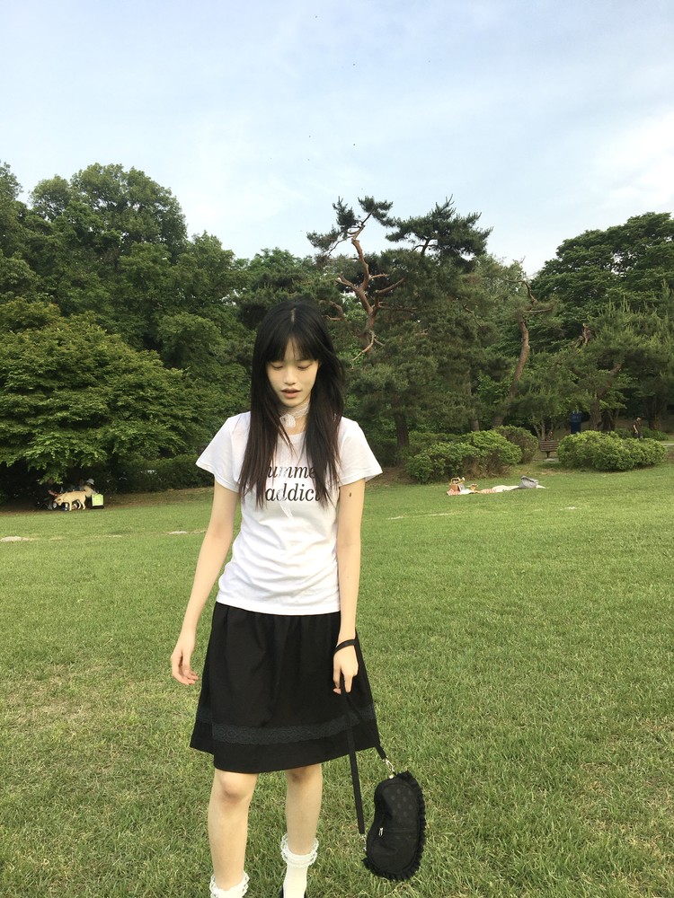 THE MUSEUM VISITOR★韓国★人気★DOT FRILL MINIBAG 水玉ドット DOT FRILL MINIBAG : THE MUSEUM VISITOR