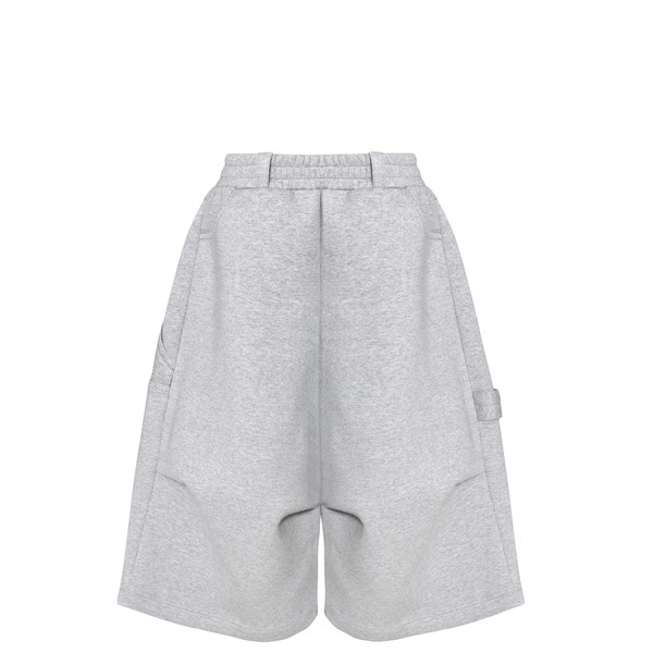 MJD X KOIN SEOUL WIDE CARPENTER BERMUDA PANTS MELANGE GREY : MJD
