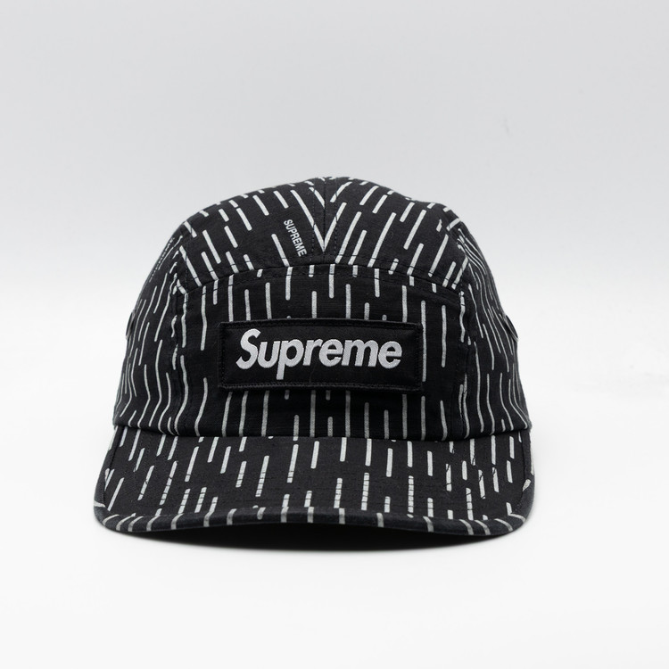 SUPREME MILITARY CAMP CAP BLACK RAINDROP 24FW : Paramade
