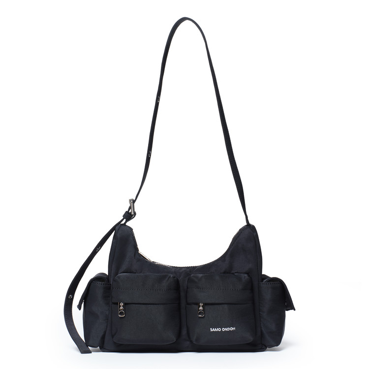 포켓 머그백 pocket mug bag M nylon black : SAMO ONDOH