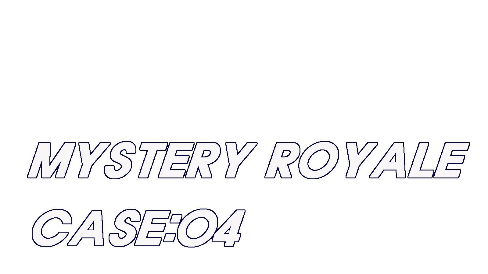 1-4 People Cooperation Murder Mystery Royale case:04 Dead Mens Double Down PV