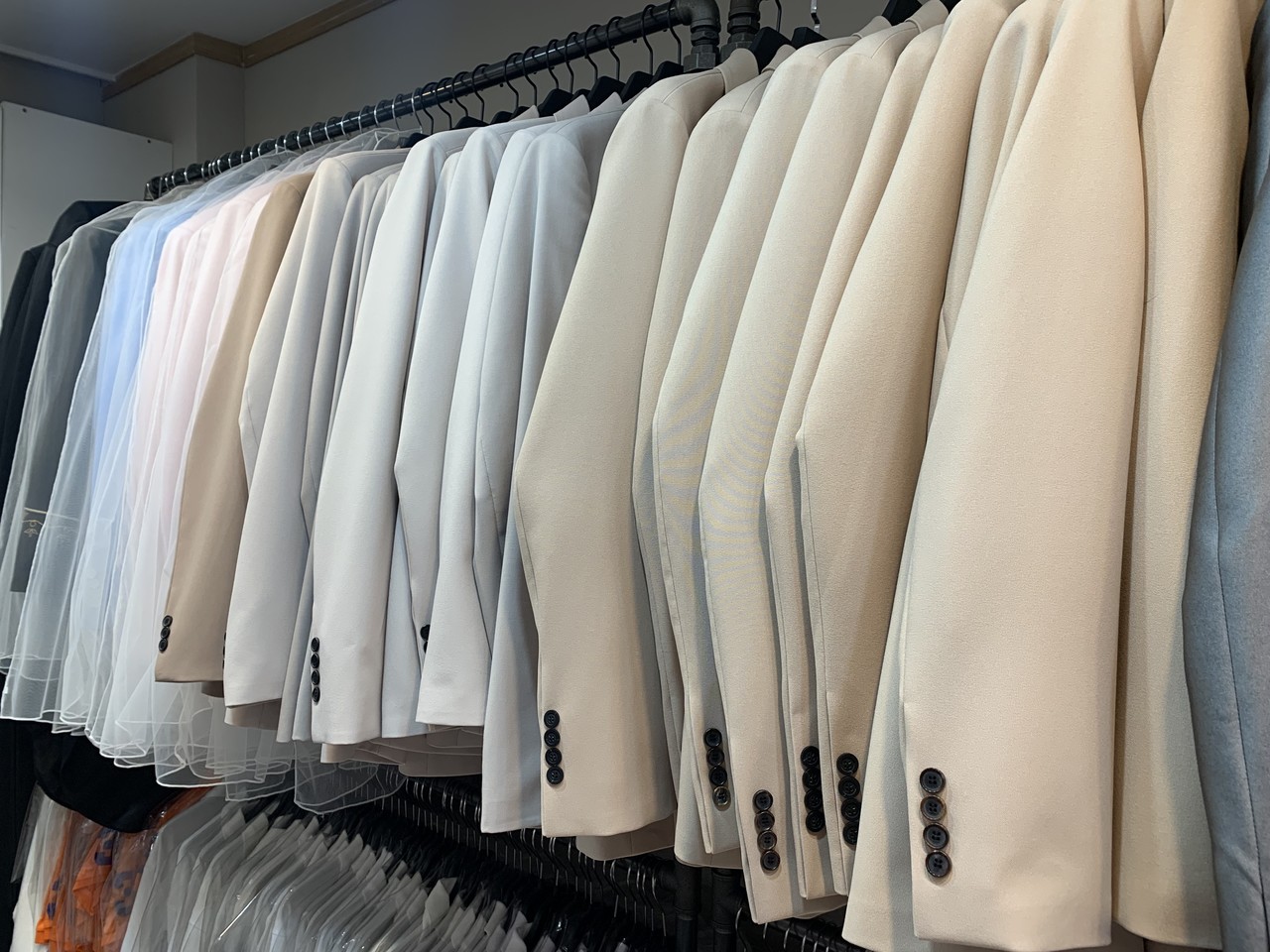 남성정장 의상실