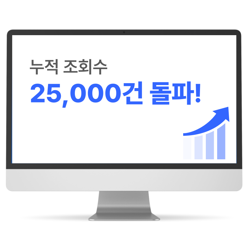 누적 조회수 13,000건 돌파!