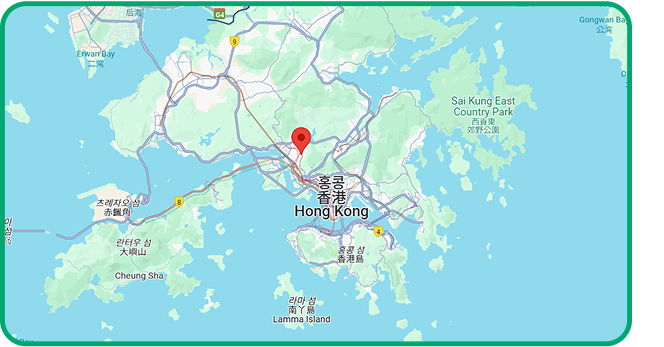 엔터라운드 홍콩 현지 풀필먼트 물류센터 지도