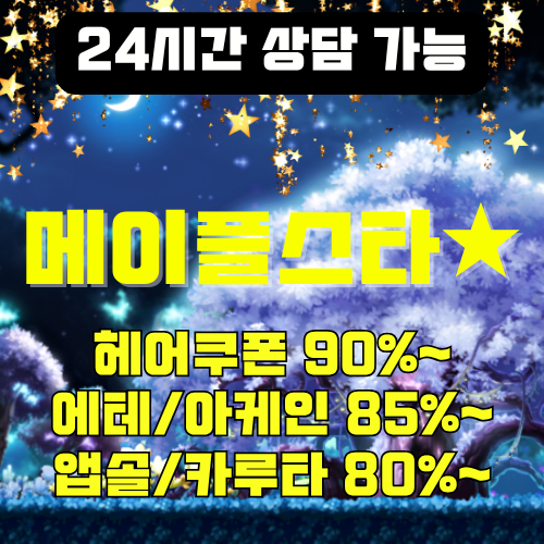메이플급처템 메이플스타