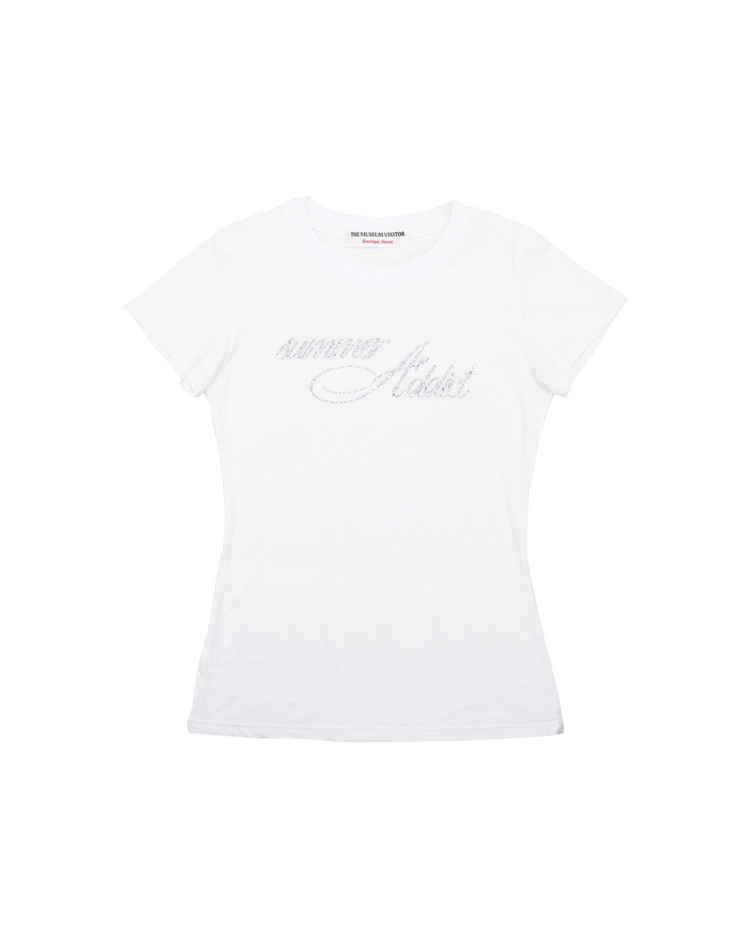 Tシャツ・カットソー THE MUSEUM VISITOR SUMMER ADDICT HOTFIX T-SHIRT TF5D0214 THE MUSEUM VISITOR