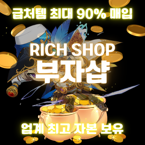 메이플급처템 부자샵