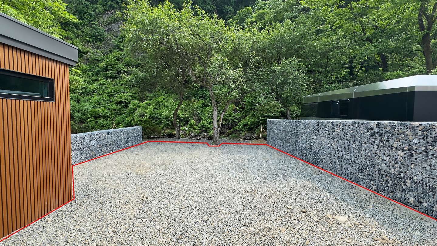 가평 캠핑장 스테이지 캠핑앤풀빌라의 사이트10을 소개합니다.