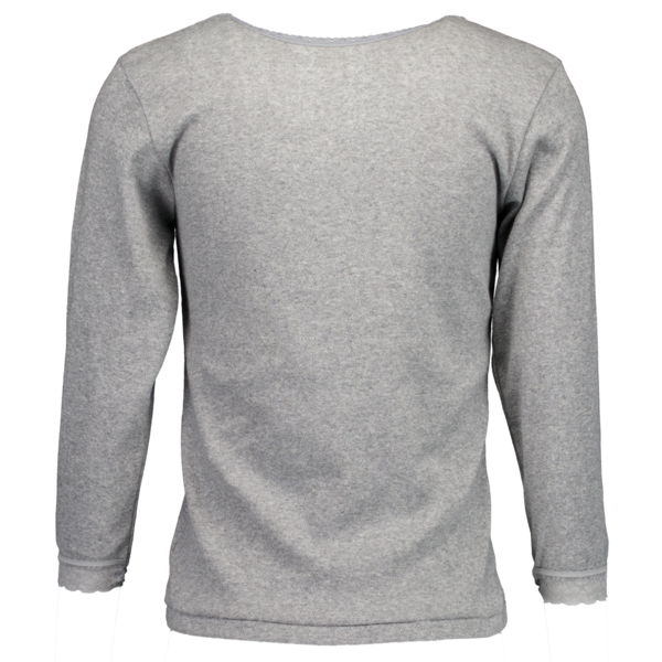 BUDDY LACE TOP GRAY : SHALOM