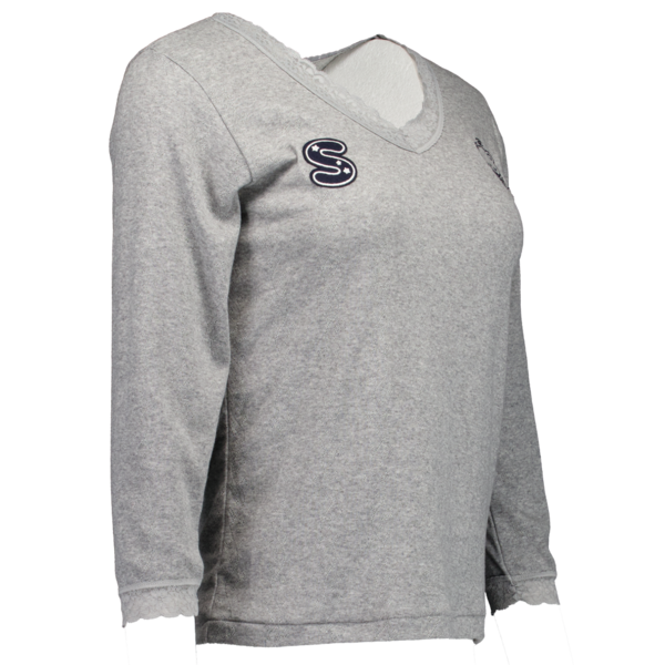 Shalom club 韓国 BUDDY LACE TOP GRAY BUDDY LACE TOP GRAY : SHALOM