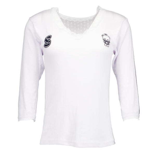 BUDDY LACE TOP WHITE : SHALOM