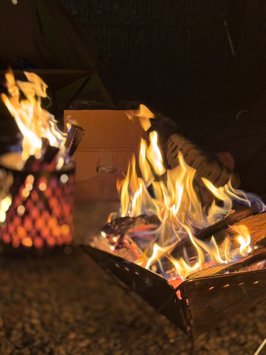 스테이지 캠핑앤 풀빌라의 화롯대를 소개합니다.