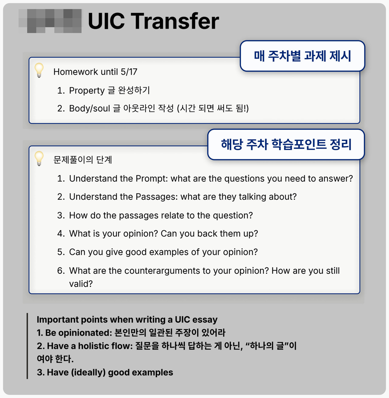 언더우드 체크리스트 1