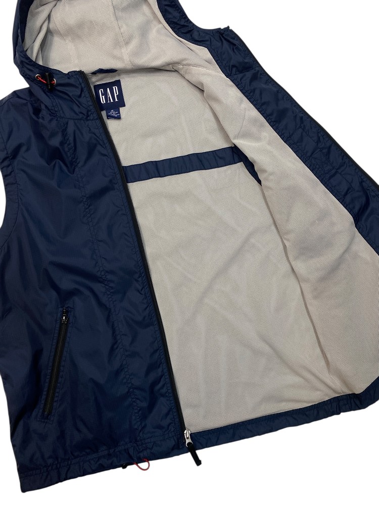 00's Gap Ripstop Nylon Hooded Vest (M,103) : 라이트하우스 스토어