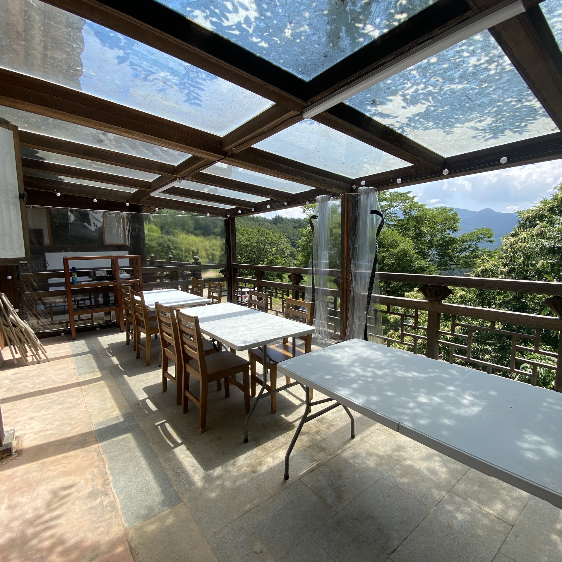 BBQ 야외 테라스