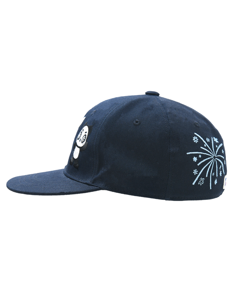 ◆25SS THE MUSEUM VISITOR PANDA EMBROIDERY CAP/2色◆ PANDA EMBROIDERY CAP (NAVY) : THE MUSEUM VISITOR