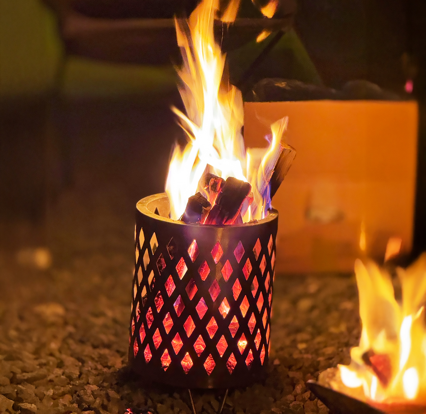 스테이지 캠핑앤 풀빌라의 화롯대를 소개합니다.