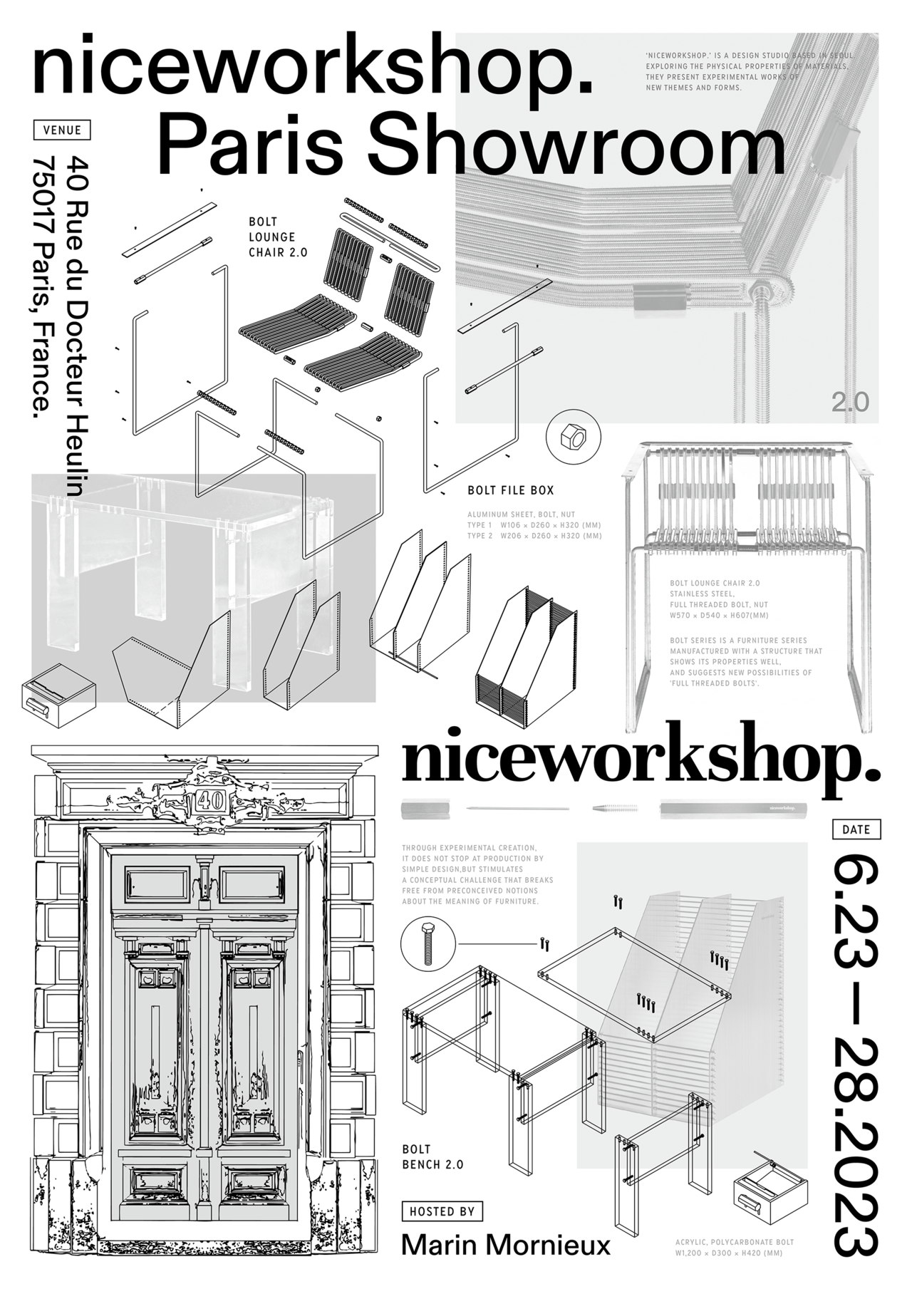 Showroom in 40dr, Paris