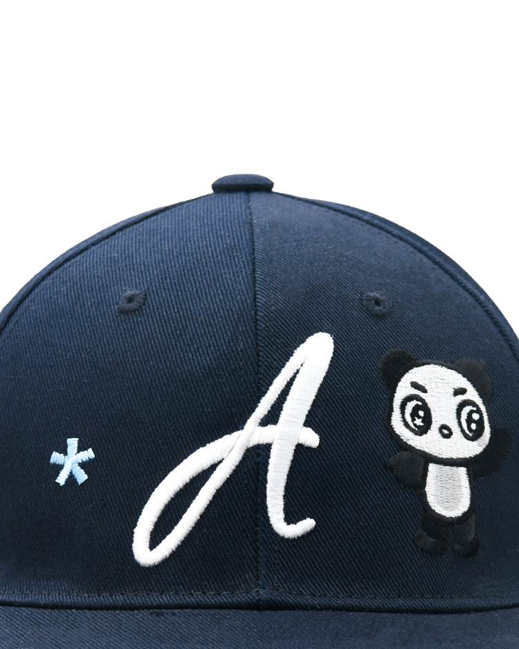 ◆25SS THE MUSEUM VISITOR PANDA EMBROIDERY CAP/2色◆ PANDA EMBROIDERY CAP (NAVY) : THE MUSEUM VISITOR