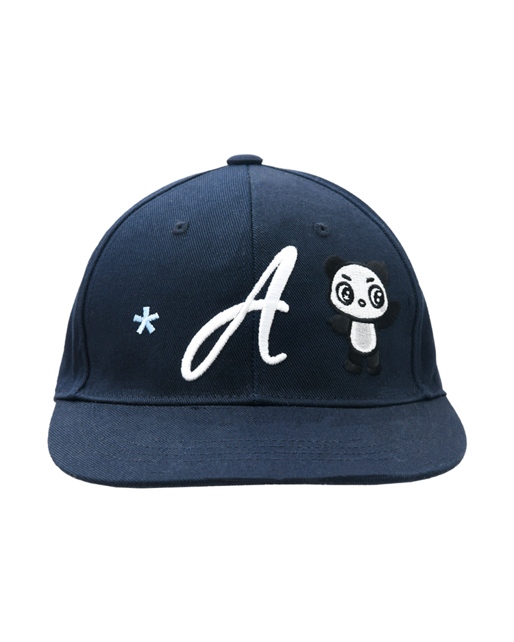 PANDA EMBROIDERY CAP (NAVY) : THE MUSEUM VISITOR
