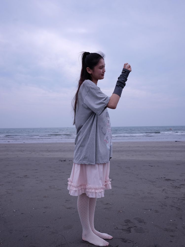 スカート [studiosalloy] FRILL SKIRT 2nd order FRILL SKIRT (LIGHT PINK) : ALLOY