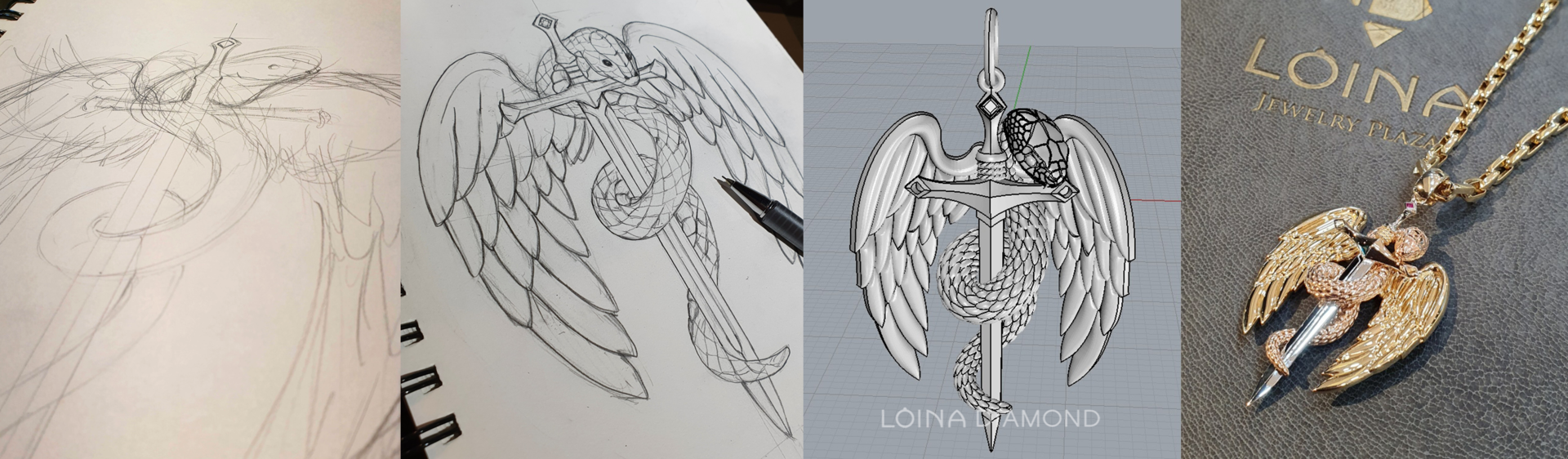 로이나 디자인 스케치