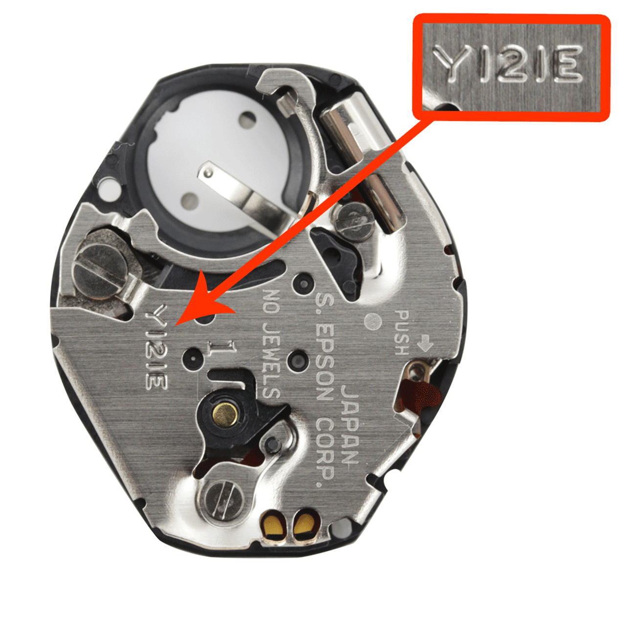HATTORI/S.EPSON 하토리/엡손 쿼츠 무브먼트 Y121 / 높이 4.5mm : Color Your Watch, 와루와치즈