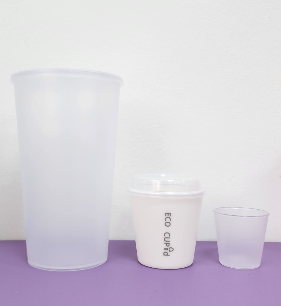 <strong>신상품 다회용컵 [소주잔,물컵,맥주]</strong><br/>소주잔 2[oz] <br/>물컵    6[oz] <br/>맥주잔/커피잔 32[oz]