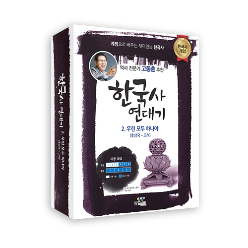 <strong>한국사 연대기 2. 우린 모두 하나야</strong><br/>인물, 사건, 제도, 전쟁으로 알아보는 후삼국시대와 고려시대.