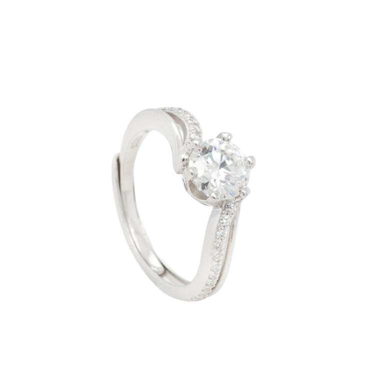 Aurora Dwarf silvermutate×high finger EKRJ1064 Mystic Aurora Opal Sterling SilverRing