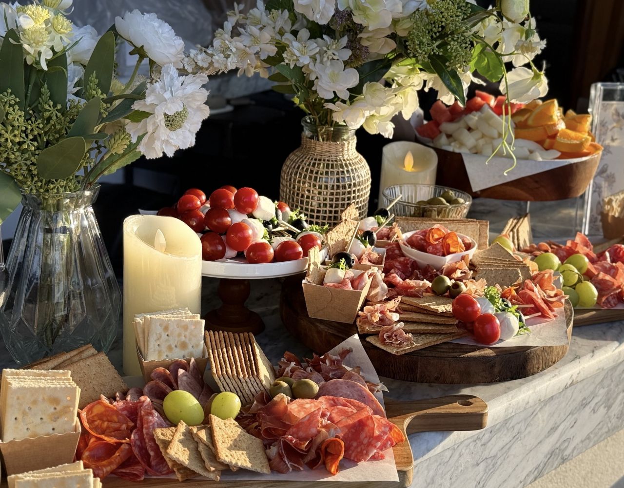 스페셜 케이터링 생화 장식 이미지