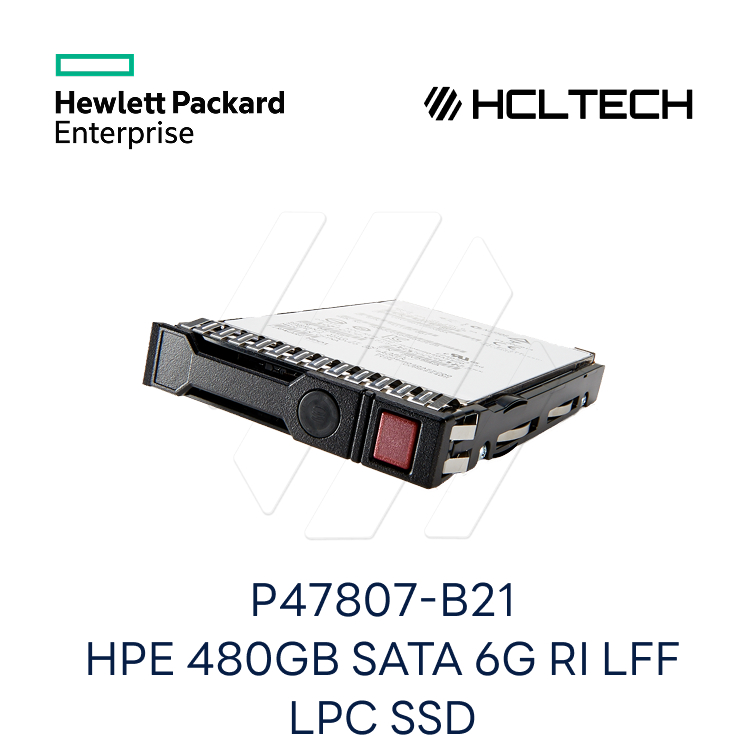 P47807-B21 HPE 480GB SATA 6G RI LFF LPC SSD : 에이치씨엘테크