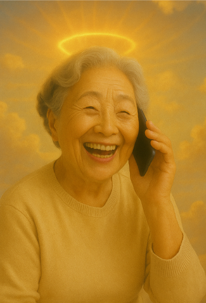 '하늘 나라로 거는 전화'