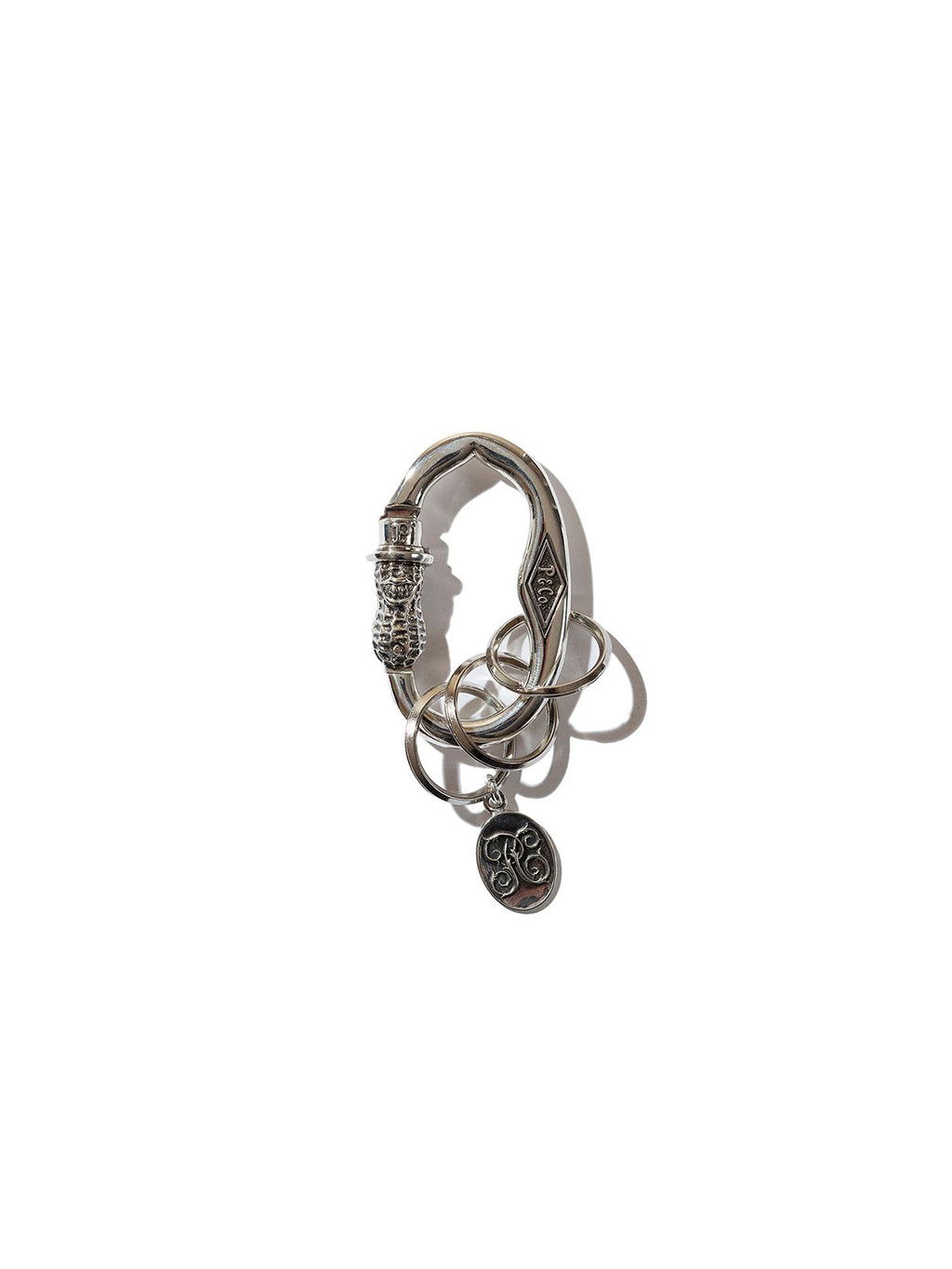 PEANUTS＆Co. Peanuts carabinar Silver PEANUTS CARABINER SILVER | Peanuts&Co