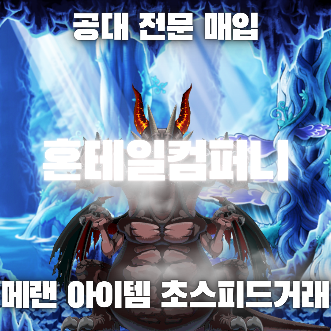 공격대 전문 메이플랜드 급처템 매입 혼테일컴퍼니