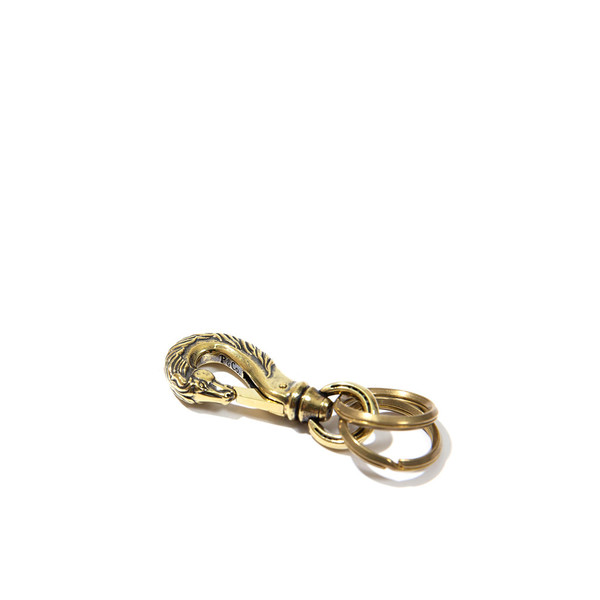 Horse Key Hook M Brass : HIDEANDRIDE INTL