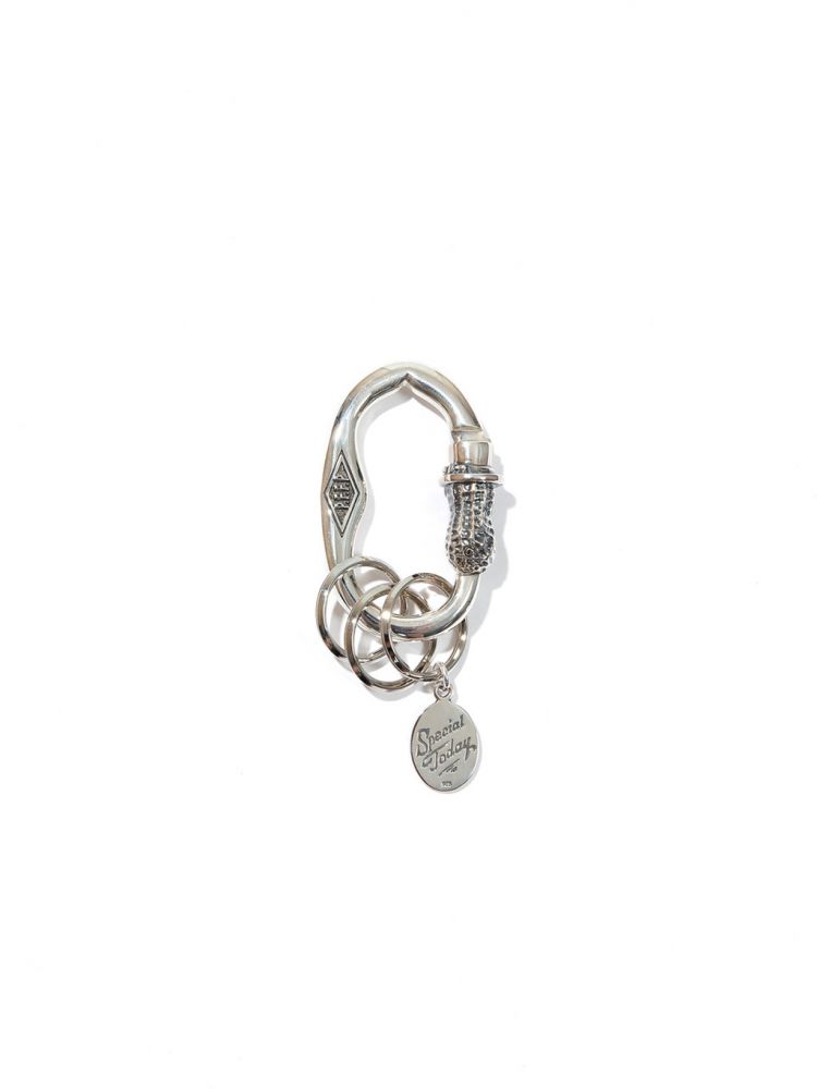 PEANUTS＆Co. Peanuts carabinar Silver PEANUTS CARABINER SILVER | Peanuts&Co